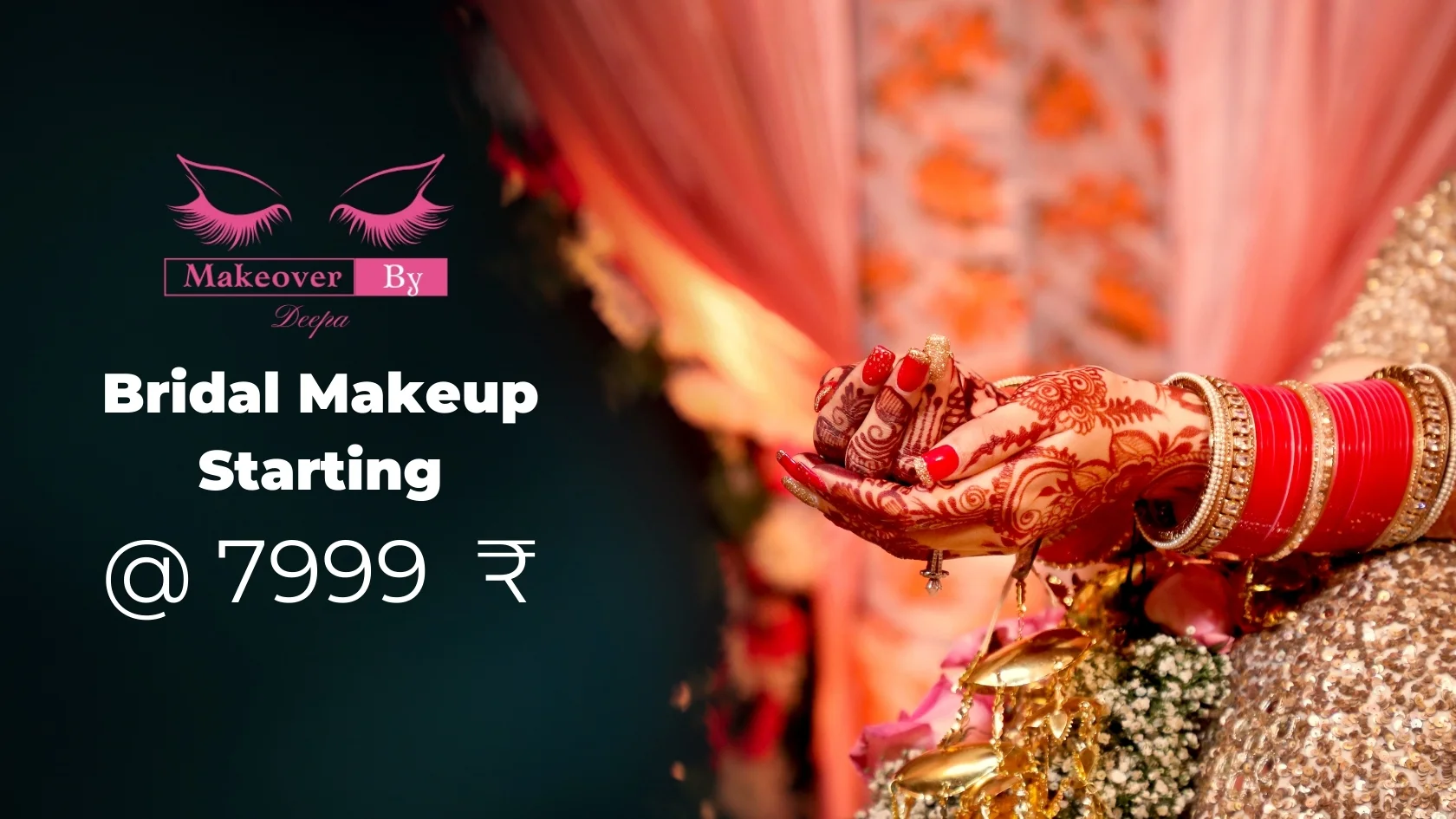 Bridal Makeup Price @ 7999